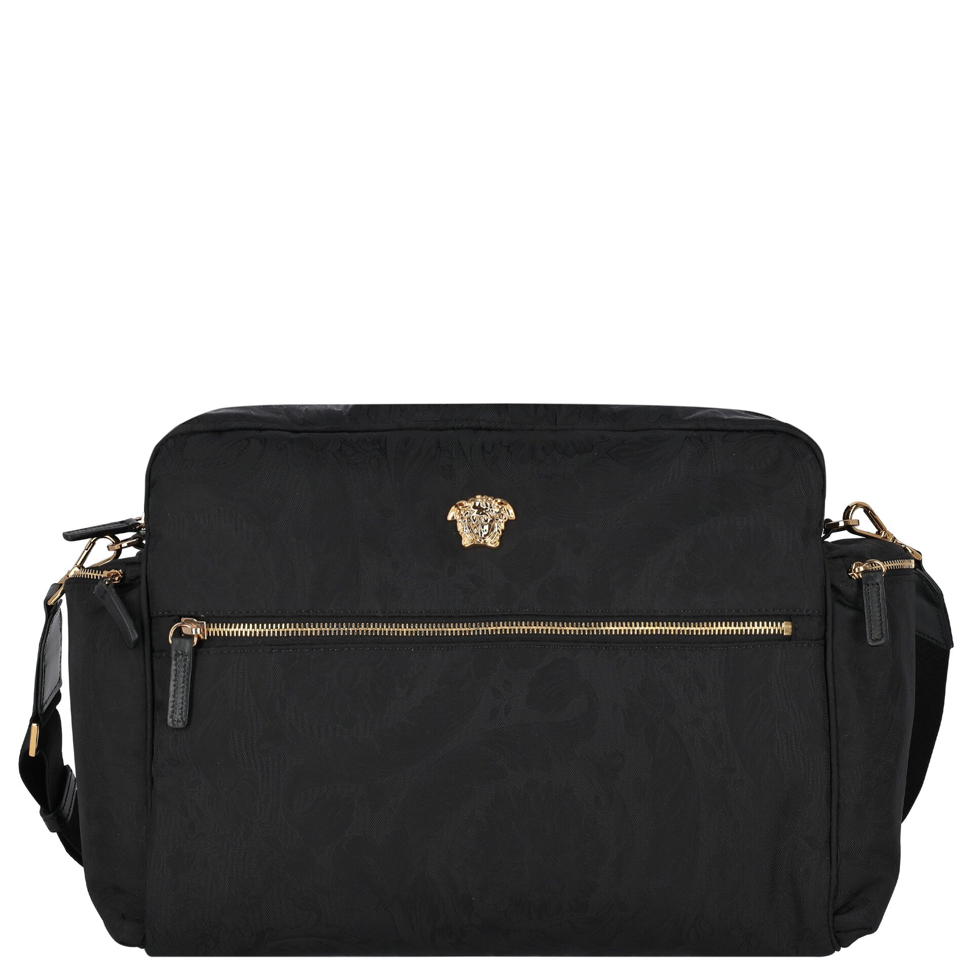 Versace Black Medusa Logo Baby Changing Bag Junior Couture