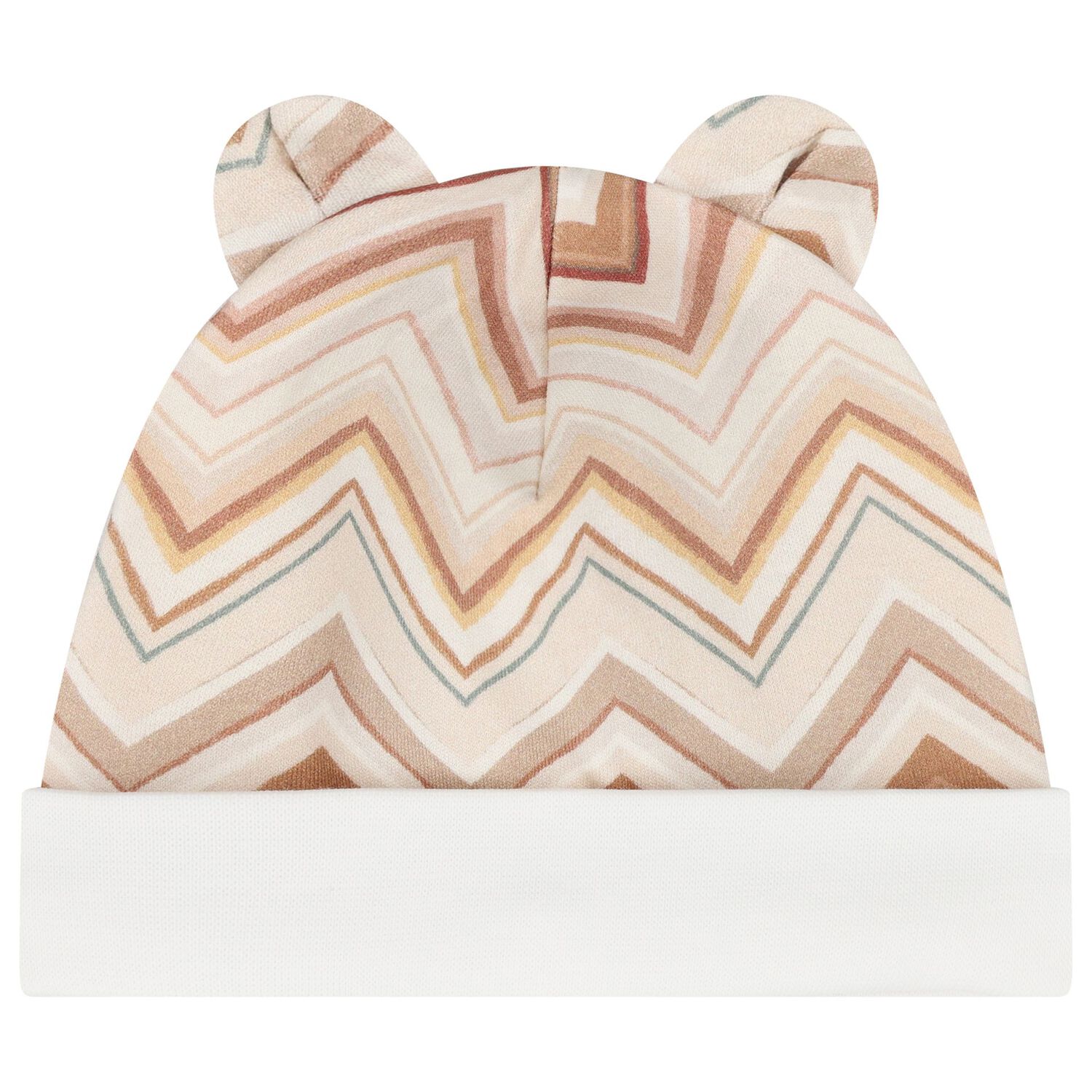 Beige & Brown Zig Zag Babygrow Gift Set, 1, hi-res