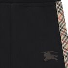 Baby Boys Black & Beige Check Shorts, 1, hi-res