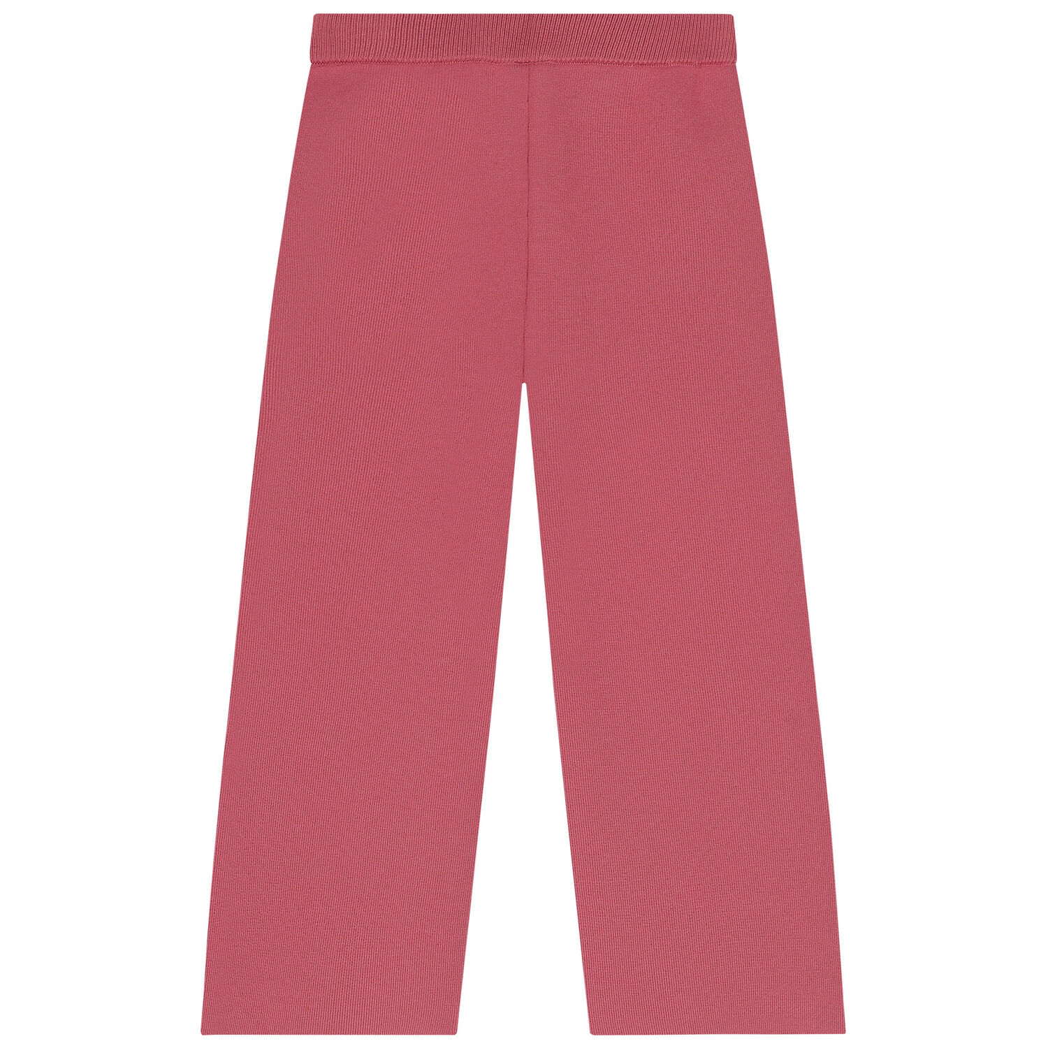 Girls Pink Knitted Trousers Set, 1, hi-res