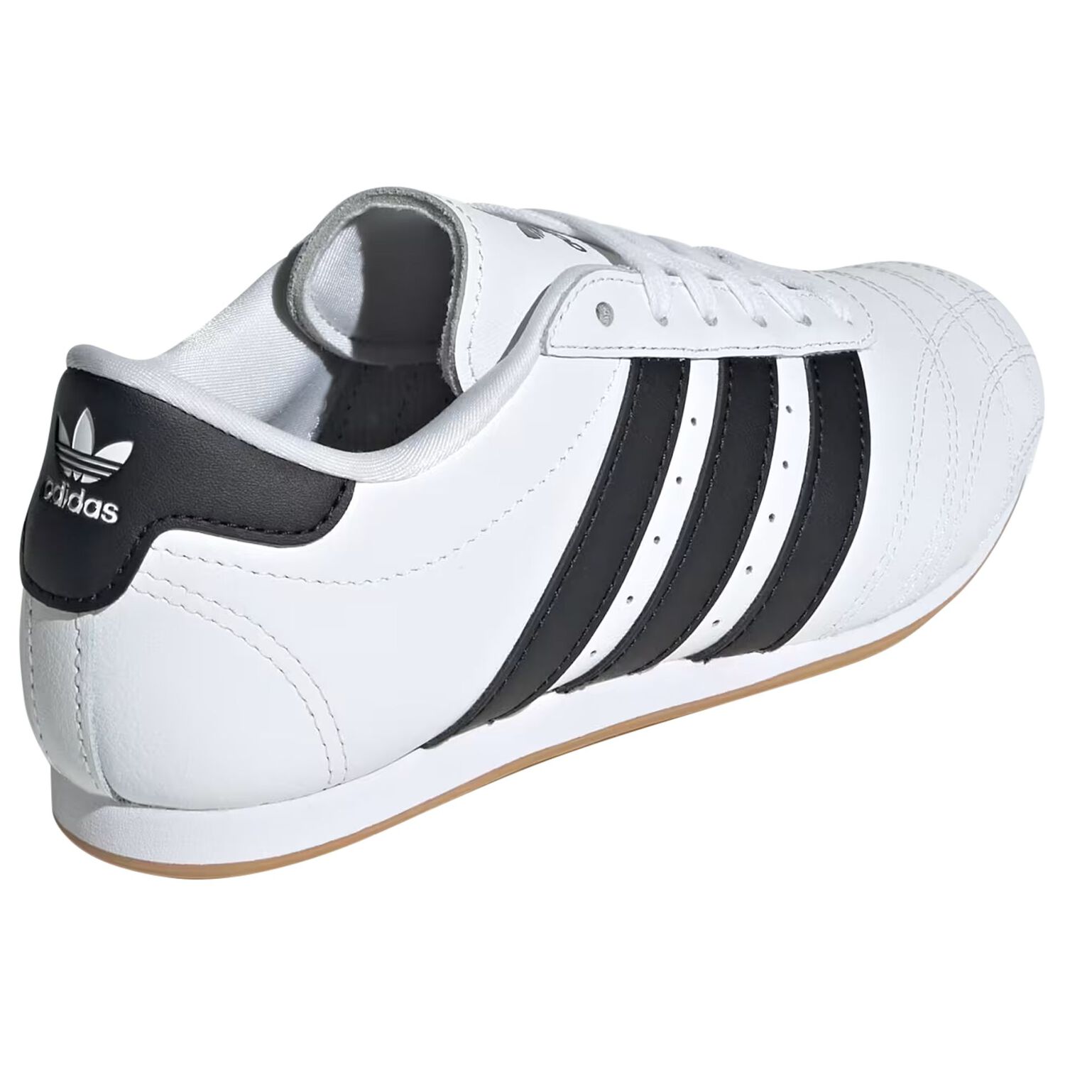 White & Black Logo Taekwondo Lace Trainers, 1, hi-res