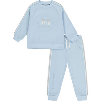Boys Blue Logo Tracksuit