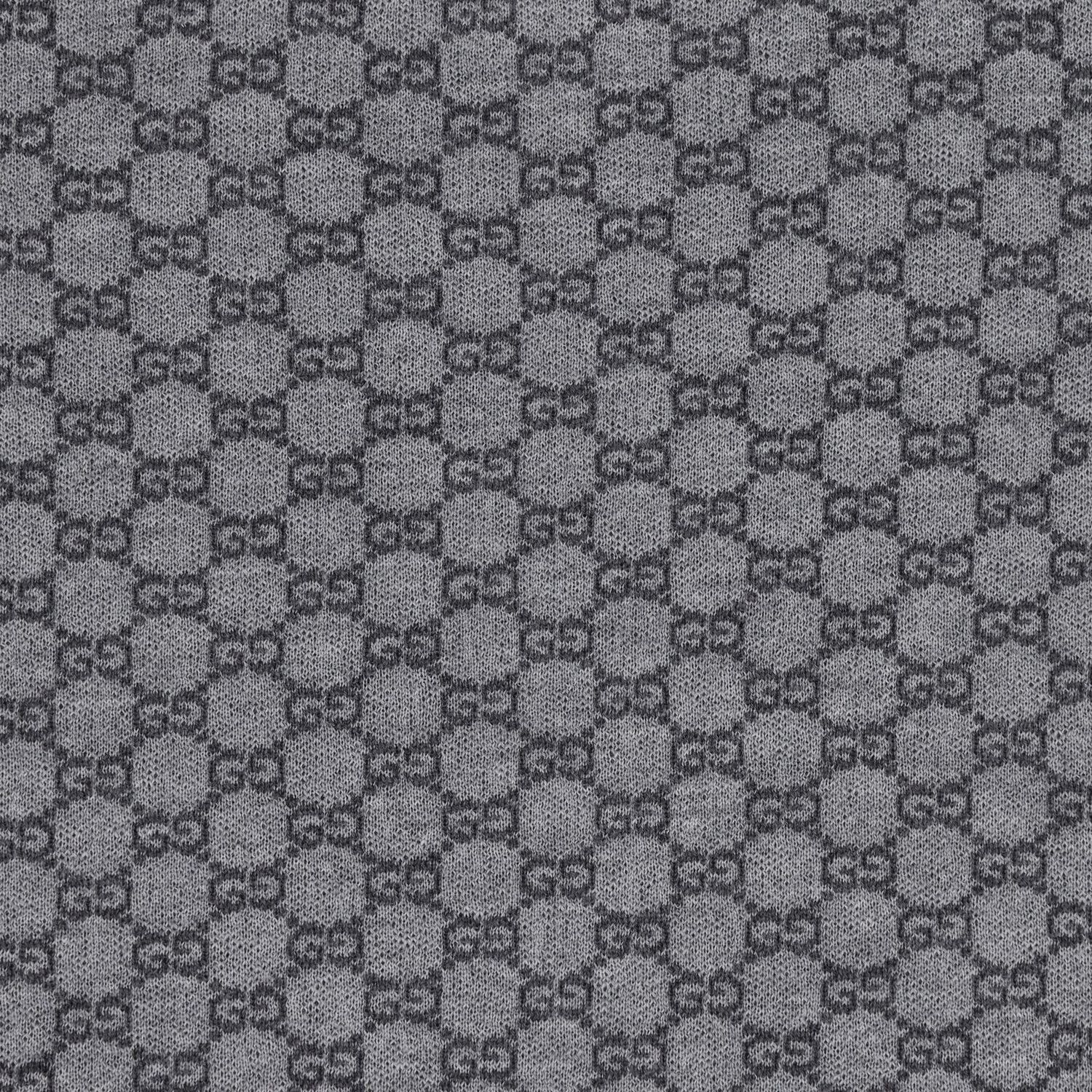 Grey GG Logo Baby Blanket, 3, hi-res image number null