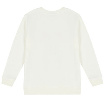 Girls Ivory Logo Sweatshirt