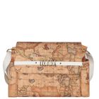 Beige & White Geo Map Baby Changing Bag, 1, hi-res