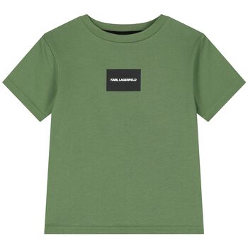 Boys Green Logo T-Shirt