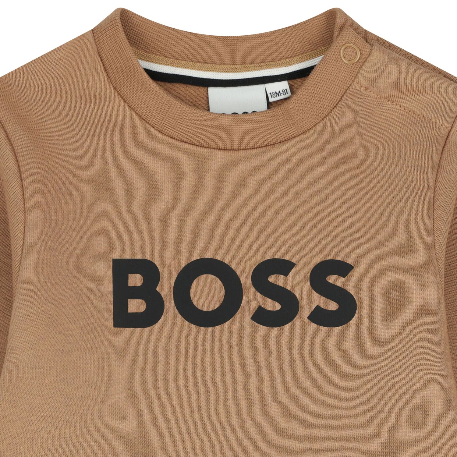 سويت شيرت بشعار بيج للأولاد الصغار, 1, hi-res