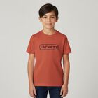 Boys Orange Logo T-Shirt, 2, hi-res