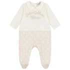 Ivory & Beige Logo Babygrow Gift Set, 1, hi-res