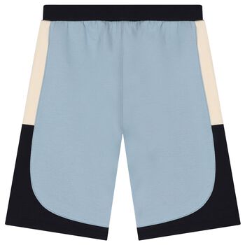 Boys Beige, Blue & Navy Blue Shorts