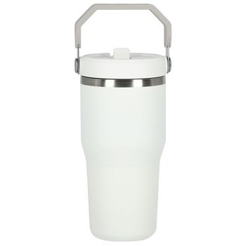 White Ice Flow Flip Straw Tumbler