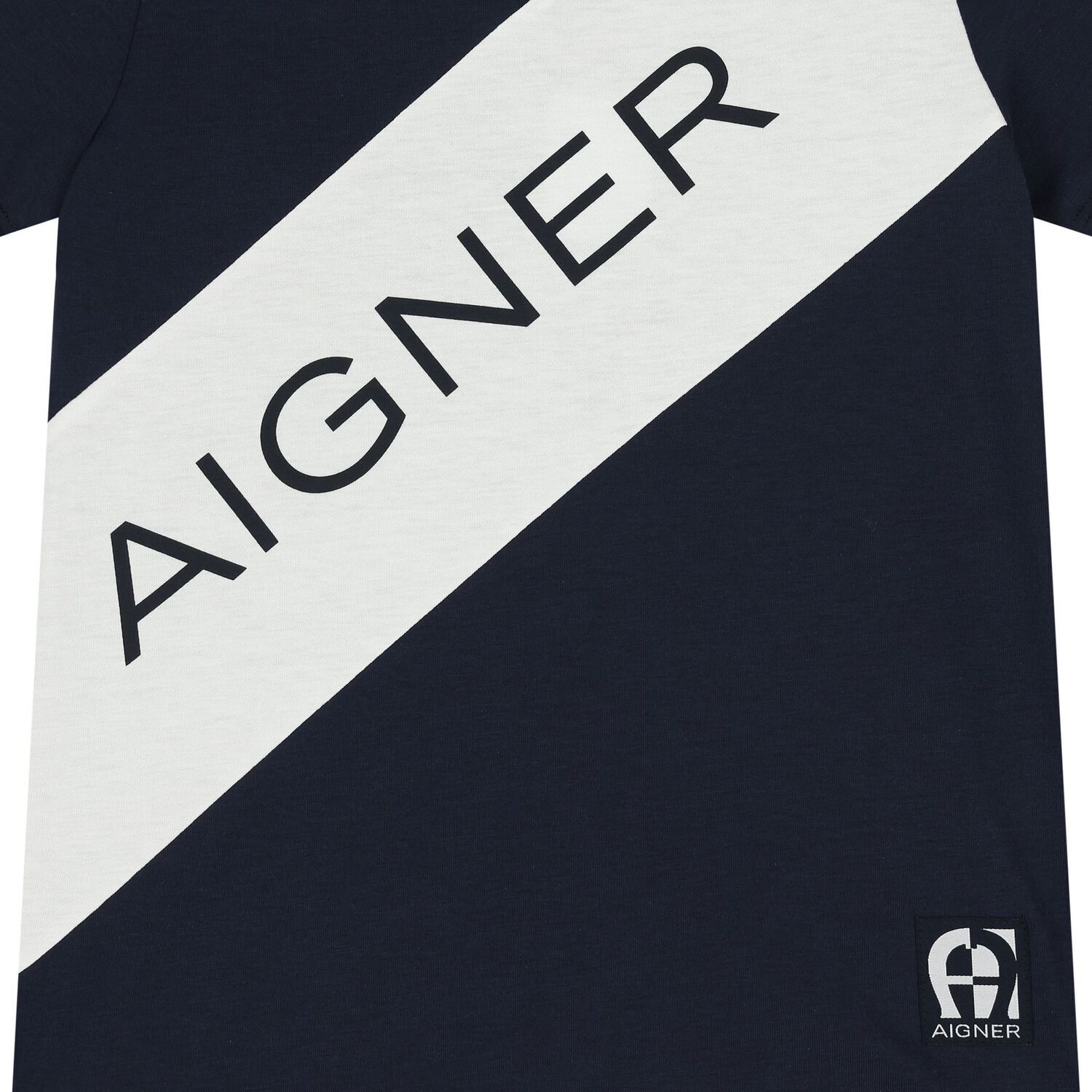 Boys Navy Blue Logo T-Shirt, 1, hi-res image number null