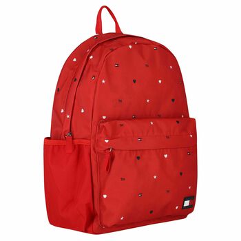 Boys Red Logo Backpack
