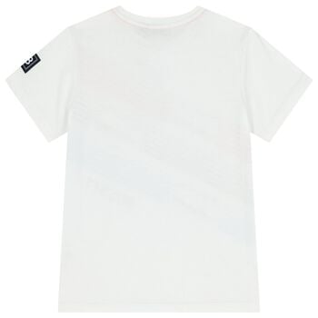 Boys White Logo T-Shirt