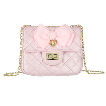 Girls Pink Bow Handbag