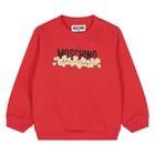 Younger Red Popcorn Logo Sweatshirt, 2, hi-res