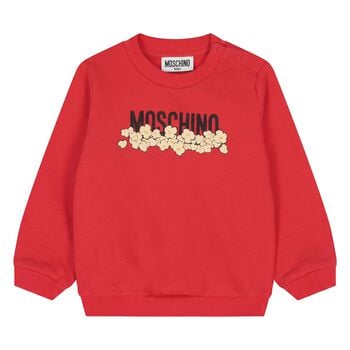 Younger Red Popcorn Logo Sweatshirt
