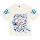 Boys Ivory & Blue Marvel Shorts Set, 1, hi-res