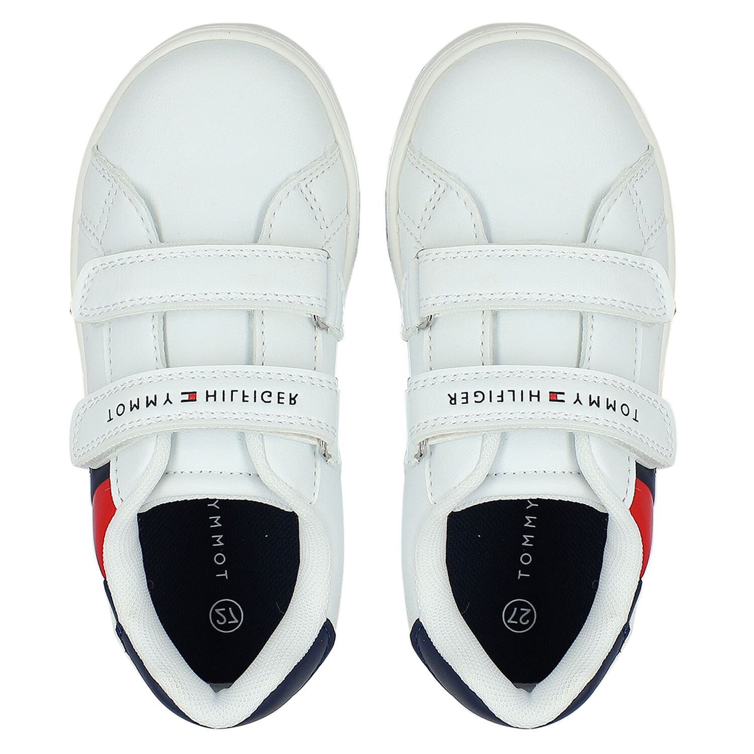 Boys White Logo Trainers, 1, hi-res image number null