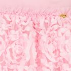 Girls Pink Tulle & 3D Flower Dress, 2, hi-res