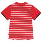 Boys Red & Navy Blue Shorts Set, 1, hi-res