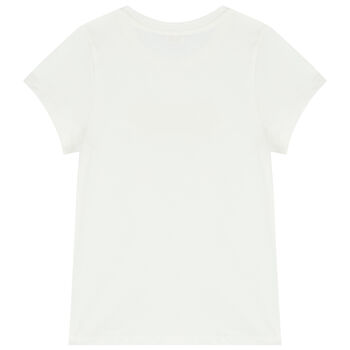 Girls Ivory Logo T-Shirt