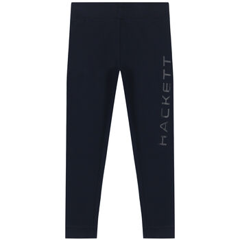 Boys Navy Logo Joggers