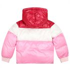 Girls Multi-Coloured Logo Padded Puffer Jacket, 1, hi-res