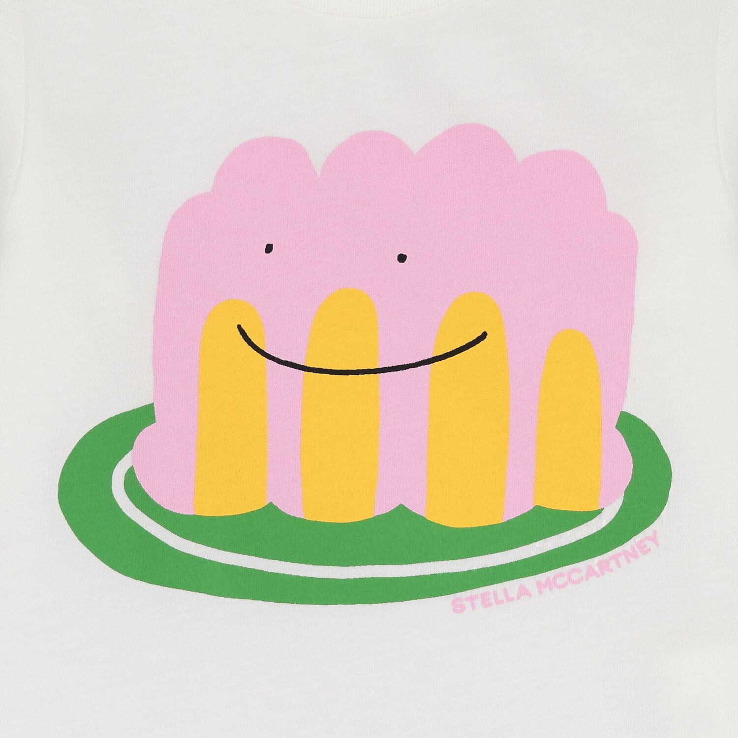 توب بنات بطبعه جيلي بأكمام طويله باللون الابيض , 1, hi-res