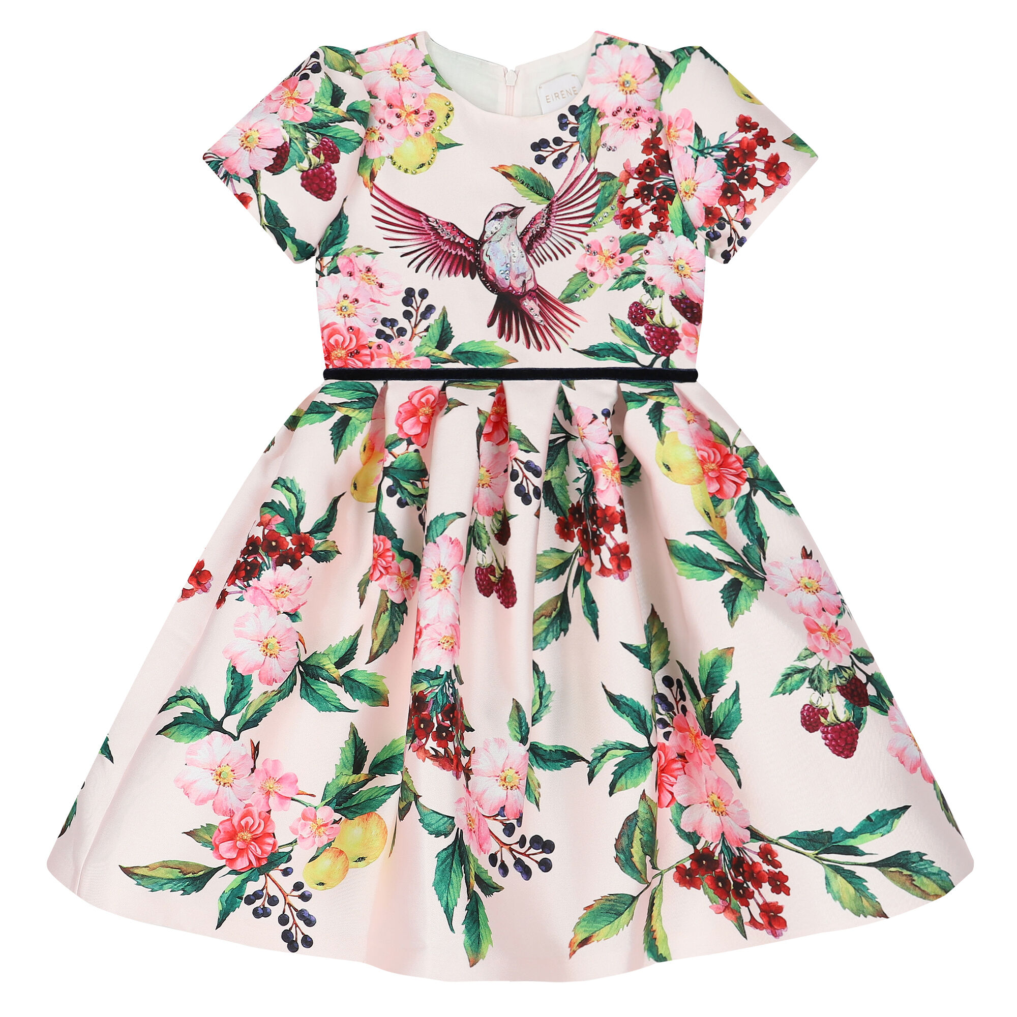 Eirene Girls Pink Satin Special Occasion Dress Junior Couture