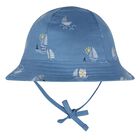 Younger Boys White & Blue Shorts Set, 1, hi-res