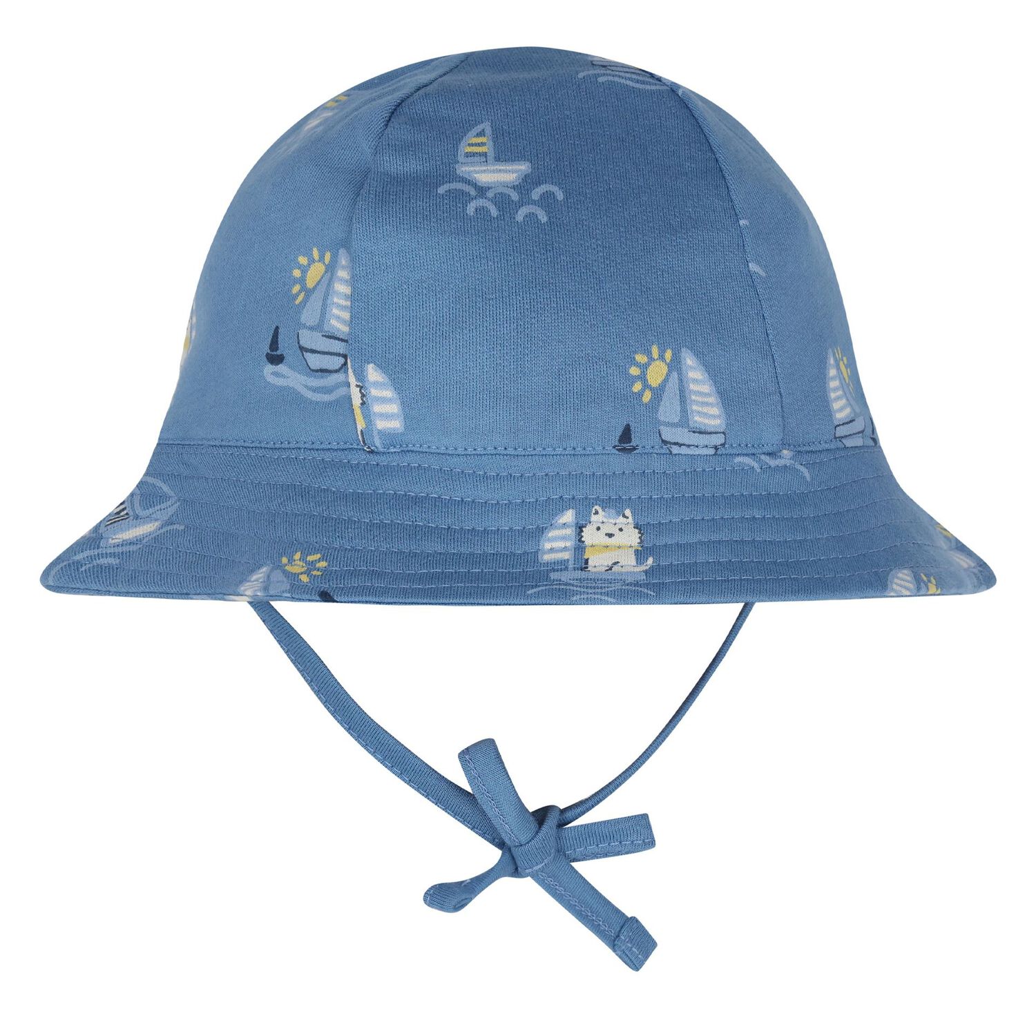 Younger Boys White & Blue Shorts Set, 1, hi-res image number null