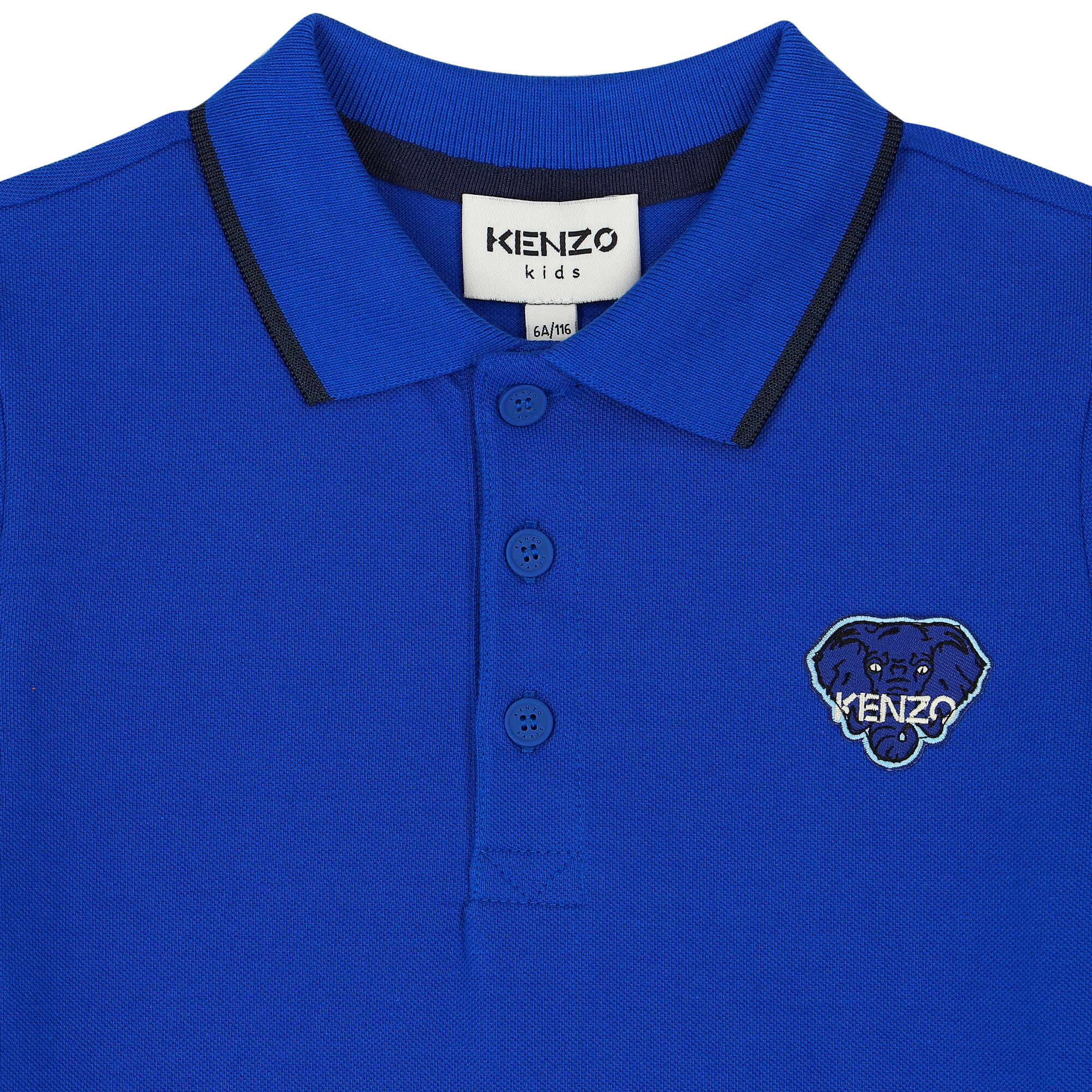 Polo Shirt KENZO KIDS Kids color Gnawed Blue
