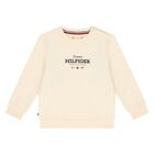 بدلة رياضية بالشعار باللون البيج للأولاد والبنات, 1, hi-res