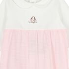 Baby Girls Ivory & Pink Babygrows ( 2-Pack ), 1, hi-res