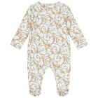 Baby Boys Blue & Gold Babygrow Gift Set (3 Piece), 1, hi-res