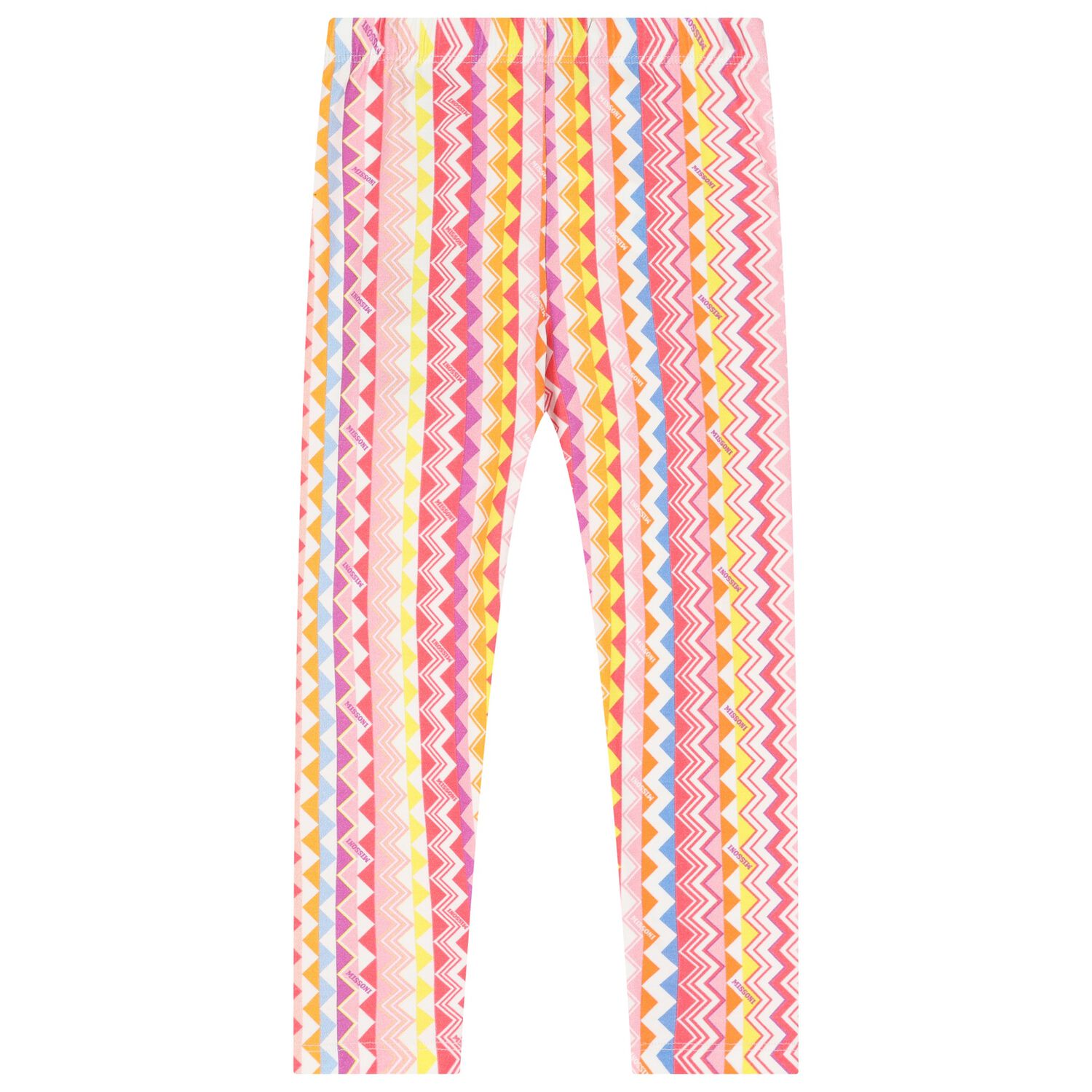 Girls Multi-Coloured Zig Zag Leggings, 1, hi-res image number null