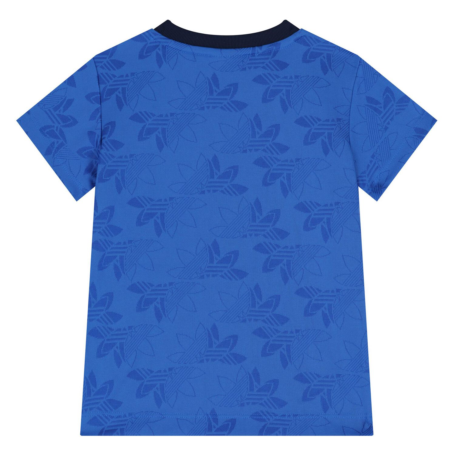 طقم شورت بالشعار باللون الأزرق للأطفال, 1, hi-res image number null