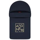 مدس أولاد بالشعار باللون الكحلى و الذهبي, 3, hi-res