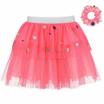 Girls Pink Tulle Skirt