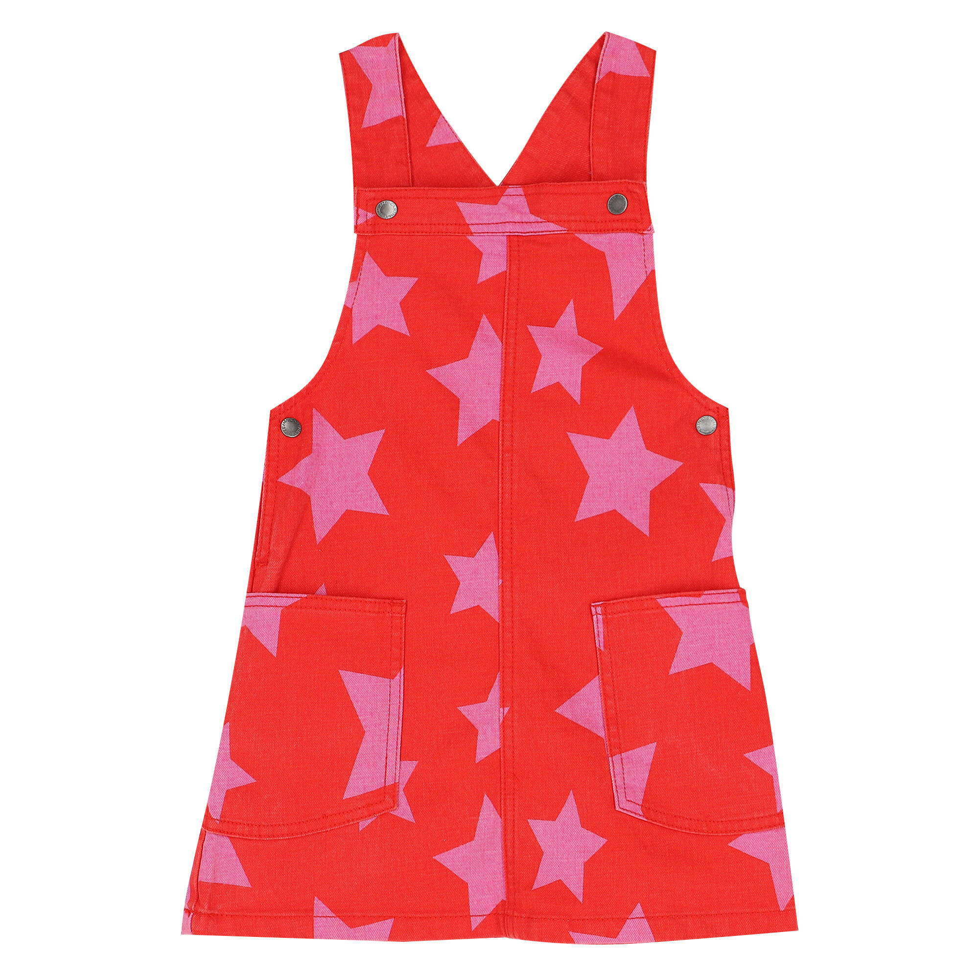 Red dungaree dress new arrivals