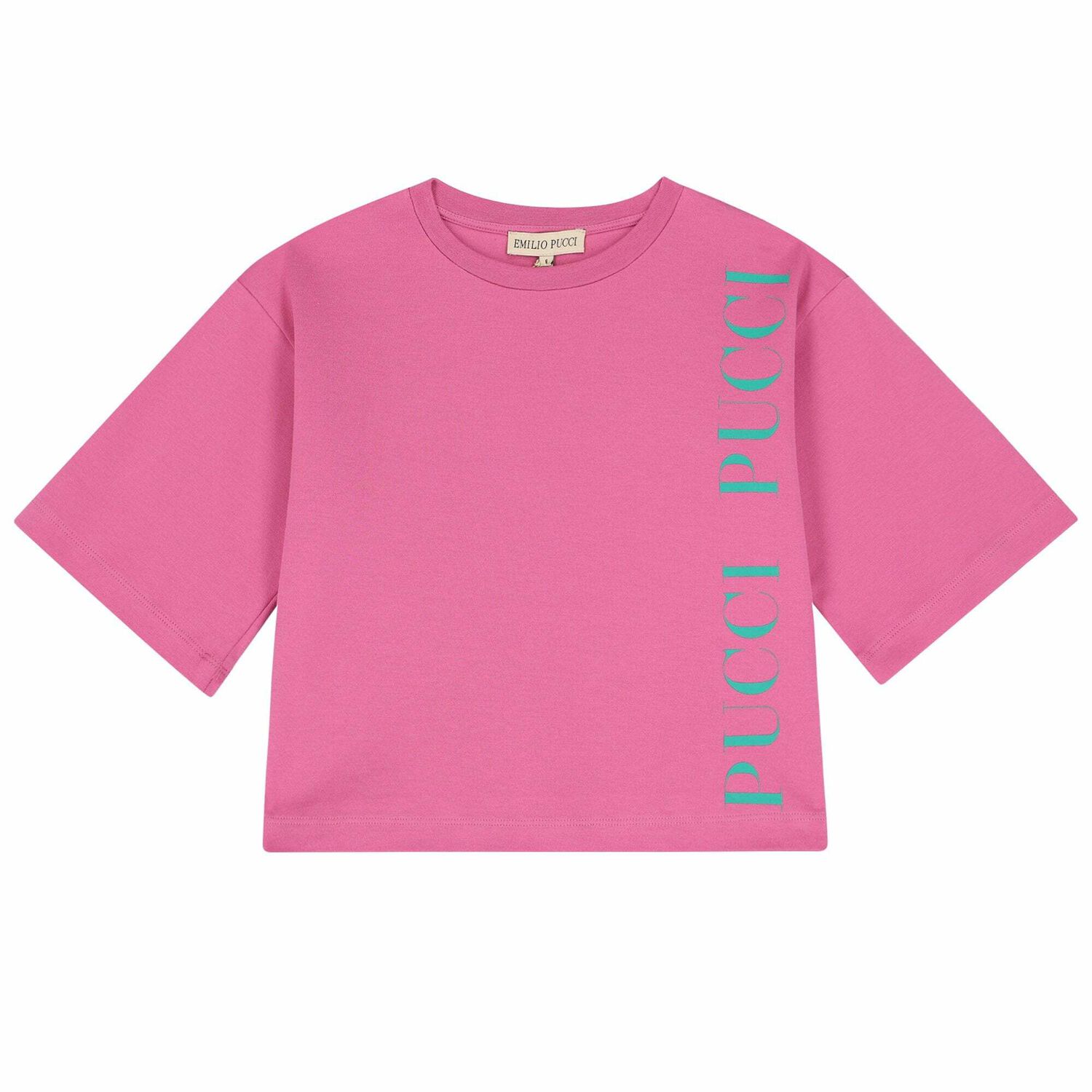 Girls Pink Logo T-Shirt, 1, hi-res