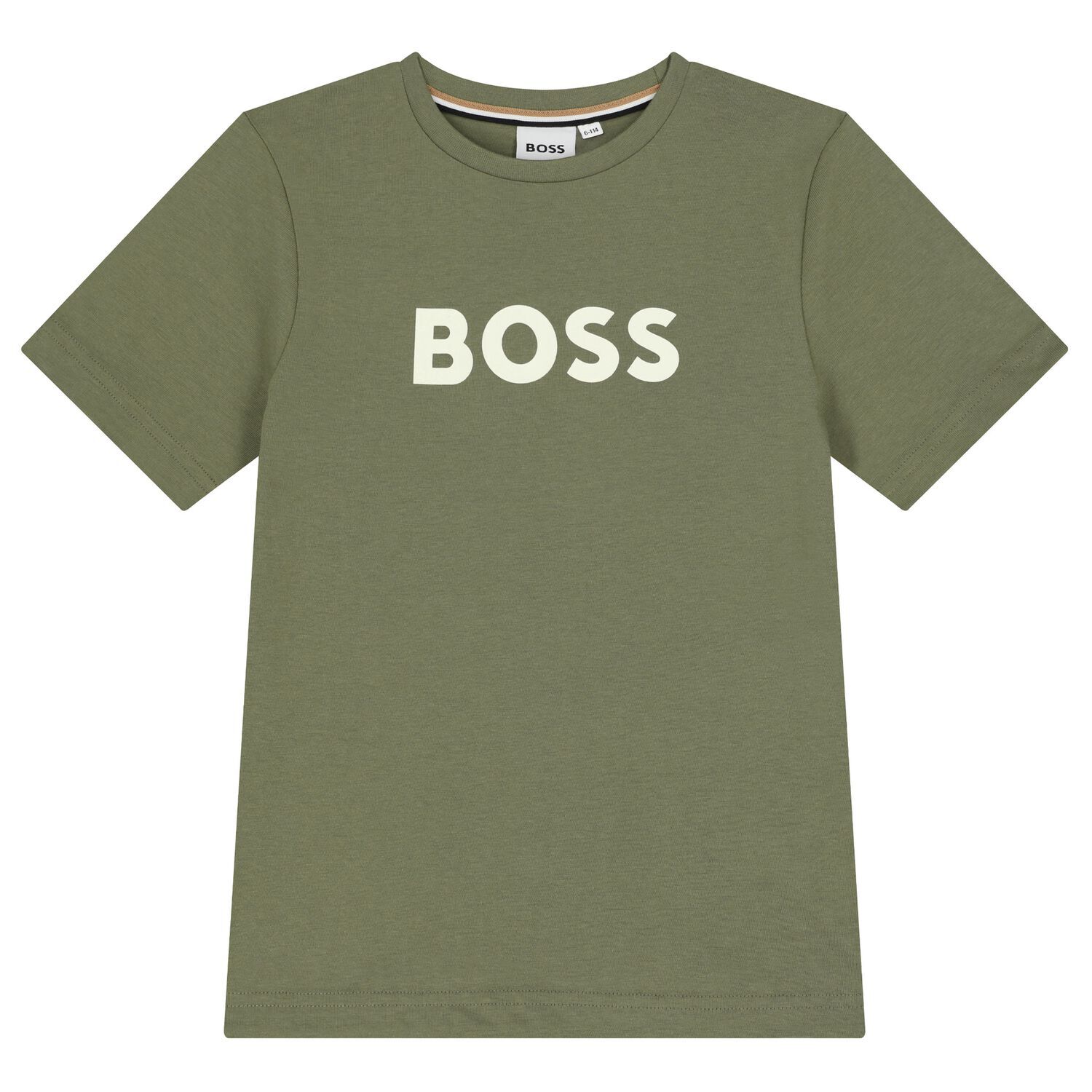 Boys Green Logo T-Shirt, 2, hi-res