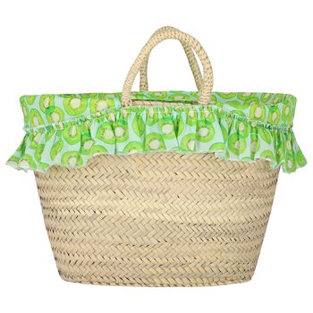 Girls Beige Kiwi Beach Bag