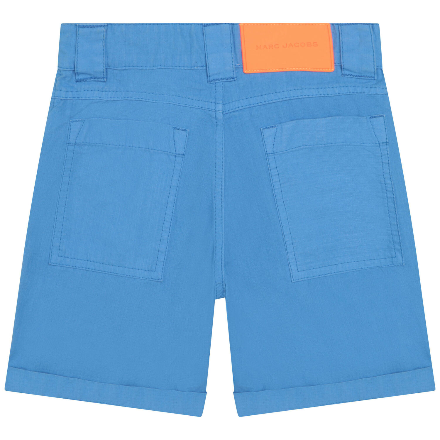 Boys Blue Cotton Bermuda Shorts, 1, hi-res image number null