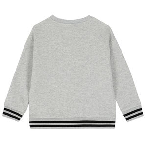 Boys Grey Elephant Logo Sweatshirt