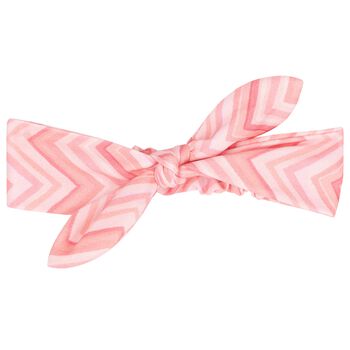 My Little Pie Baby Girls Pink Zig Zag Bow Headband, 1 Baby Girls Pink Zig Zag Bow Headband