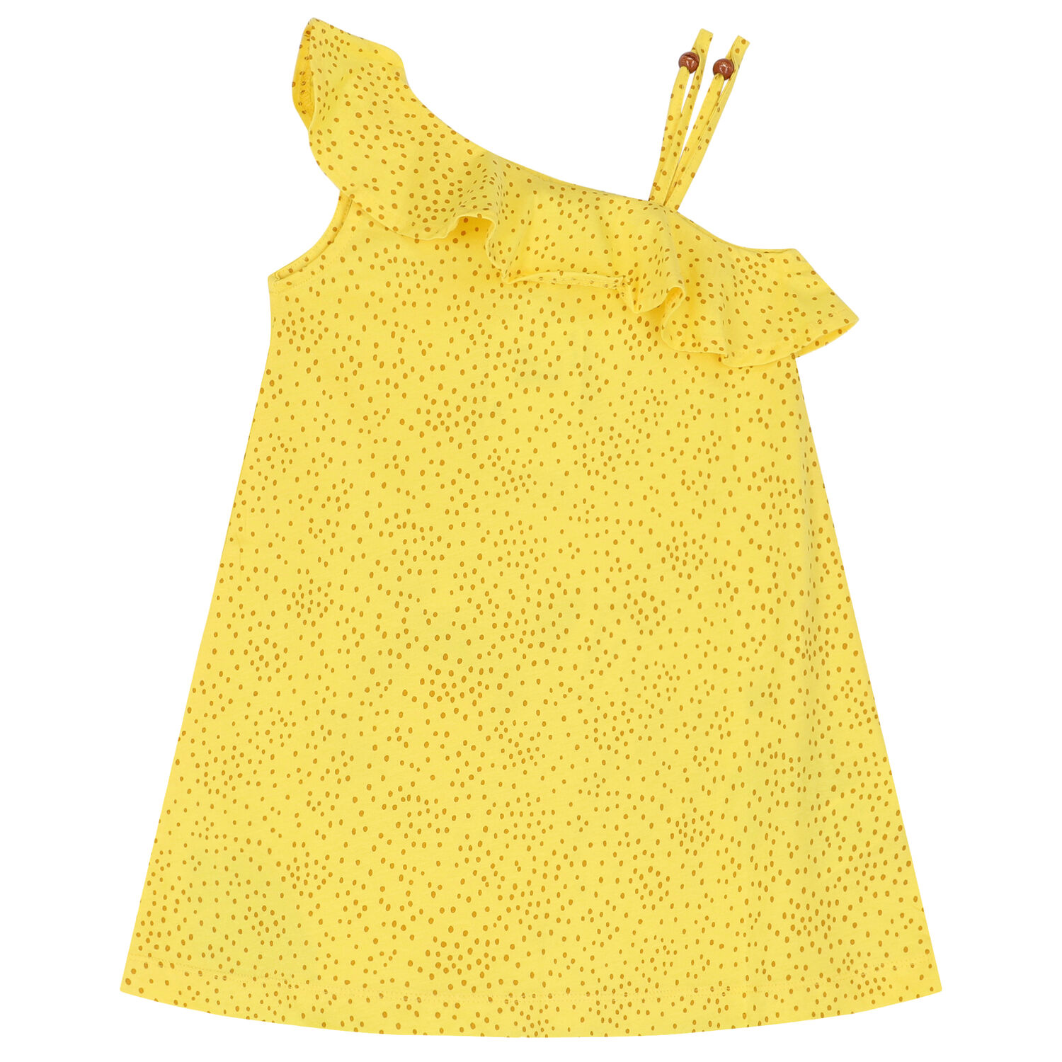 Girls Yellow Dress, 3, hi-res