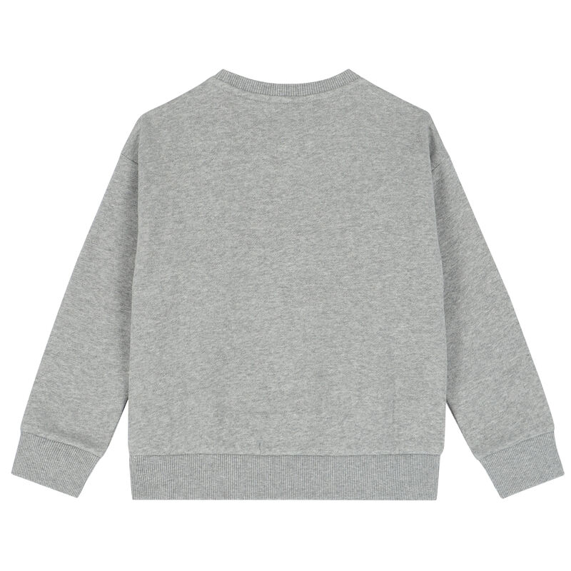 Girls Grey Logo Sweatshirt, 1, hi-res image number null