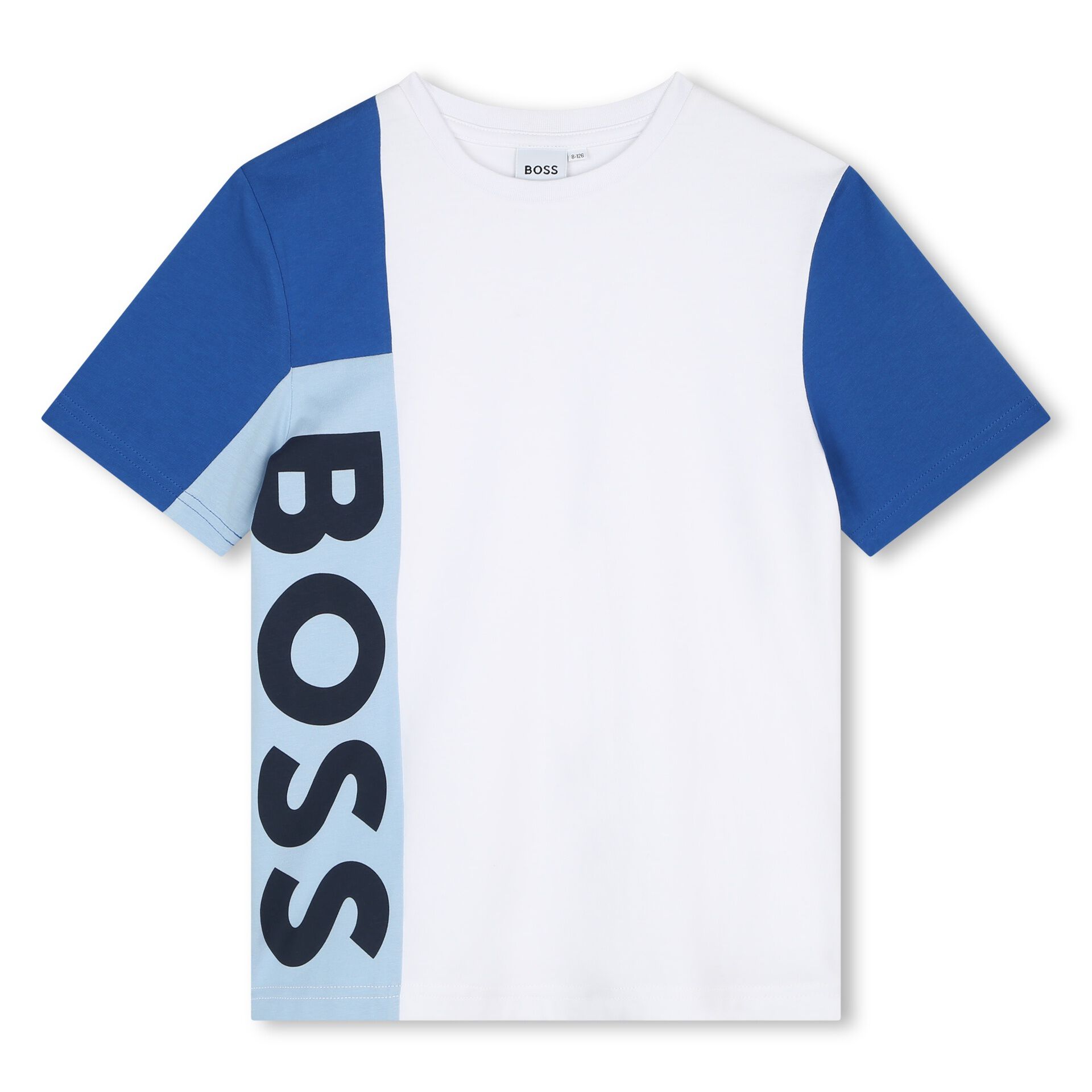 BOSS Boys White Logo T Shirt Junior Couture Bahrain